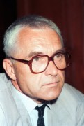 Budapest, 1990. július 31. Gombár Csaba a Magyar Rádió elnöke. 