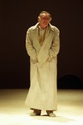  Budapest, 1990. április 10. Sinkovits Imre Shakespeare: Vihar című színművének próbáján a Nemzeti Színházban. A színművet április 13-án mutatják be Taub János rendezésében. 