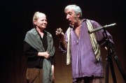 Szolnok, 1990. október 15. A Szolnoki Színház bemutatója a Pesti Színházban. G. Marquez: Száz év magány című darabjában Törőcsik Mari és Garas Dezső.