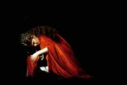  Budapest, 1989. április 19. Sass Sylvia Liszt-díjas operaénekes, drámai szoprán, érdemes művész, 1951. július 12-én született Budapesten. A képen: Sass Sylvia Richard Strauss: Salome című zenedrámájában a Magyar Állami Operaházban.