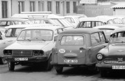 1989. augusztus 31. NDK állampolgárok elhagyott autói a rendőrség által felügyelt ideiglenes tárolótéren Vas megyében.