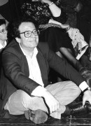   Budapest, 1989. május 1. Konrád György Kossuth- és Herder-díjas író, esszéista, szociológus, 1933. április 2-án született Debrecenben. A képen: Konrád György, a Jurta Színházban az SZDSZ bemutatkozó rendezvényén.