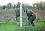  Hegyeshalom, 1989. május 2. A magyar-osztrák határon május 2-án megkezdték az elektromos határzár, a jelzőrendszer felszedését. A 350 kilométer hosszú határon a rendszert 260 kilométer hosszúságban, akkori árakon több mint 150 millió forintos költséggel telepítették. A felszedés költségei előreláthatólag 35-40 millió forintot tesznek ki. A műszaki zárat 1990. december 31-ig távolítják el véglegesen. 