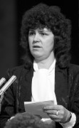  Budapest, 1989. március 22. Csókási Zoltánné Csongrád megyei képviselő felszólal az Országgyűlésben. 