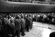 A képen: az MSZP megalakulásást a Himnusszal köszöntötte a kongresszus.