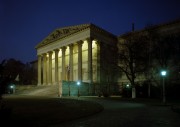  Budapest, 1999. március 17. A Pollack Mihály által tervezett és ( 1837 - 1847 között ) épített Magyar Nemzeti Múzeum esti fényben.