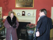 Margaret Thatcher brit miniszterelnök és Németh Miklós kormányfő megbeszélésük előtt a Downing Street 10-ben 1989. december 13-án. Németh Miklós miniszterelnök és Kovács László külügyminisztériumi államtitkár kíséretében egynapos hivatalos látogatást tett a brit fővárosban.