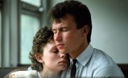 Litvánia, 1989. július 18. Ölelkező fiatal pár utazik egy vonaton.