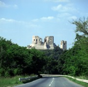  Csesznek, 1989. június 7. A Cseszneki vár. Épült a XII-XIV. században, gótikus stílusban (Veszprém megye). 