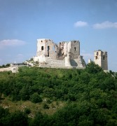  Csesznek, 1989. június 7. A cseszneki vár. Épült a XII. - XIV. században gótikus stílusban. 