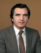Budapest, 1989. december 18. Balogh Gábor, a Kereszténydemokrata Néppárt országos vezetőségi tagja, a szociálpolitikai szekció elnöke.