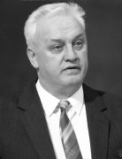 Budapest, 1989. március 9. Dr. Balogh Károly Győr-Sopron megyei parlamenti képviselő felszólal az Országgyűlésben.